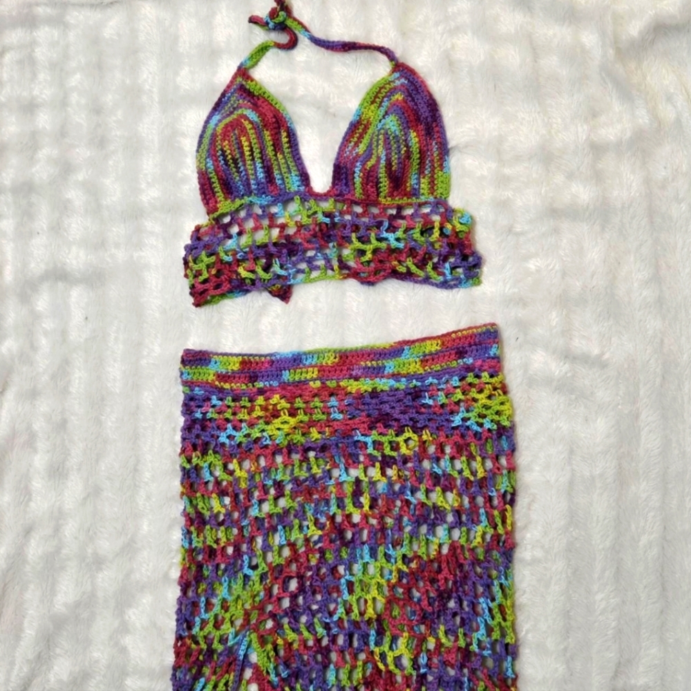 Crocheted Beach Set